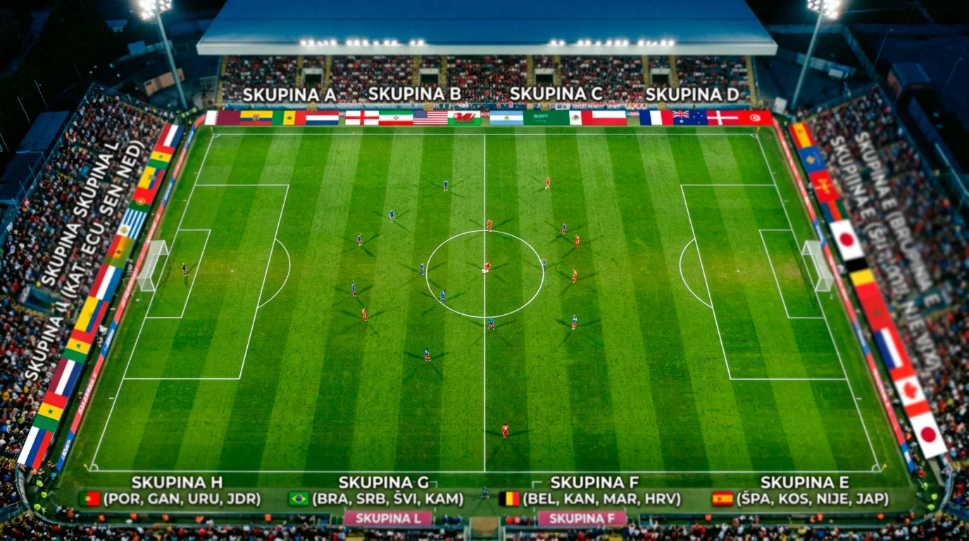 Kvote za prolazak skupina na Svjetskom prvenstvu 2026 s analizom svih dvanaest grupa