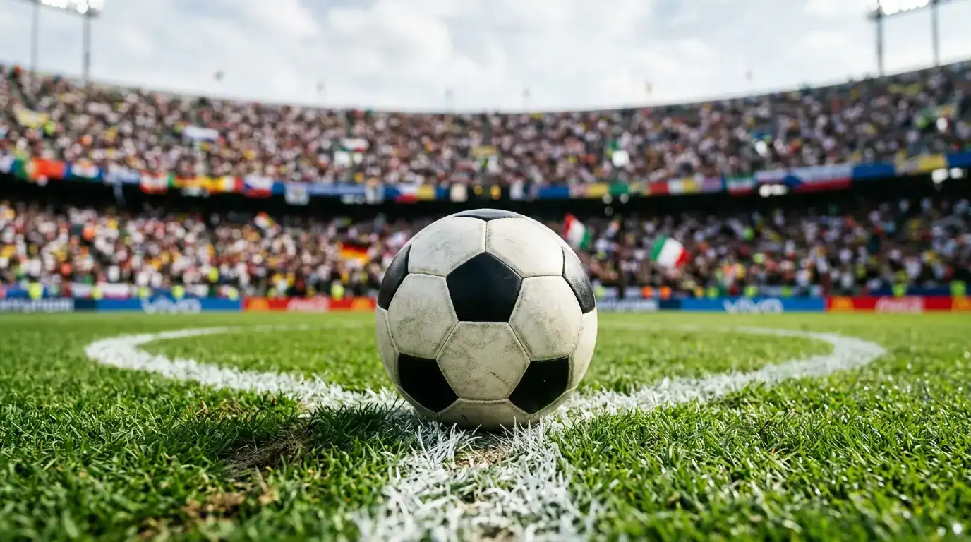 Lopta na centru travnjaka uoči dana prepunog utakmica na SP-u 2026.